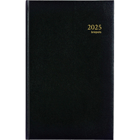 BREPOLS Agenda Jupiter Banquier 2 volumes Lima 27,5x17,6 relie janvier à juin et juillet à decembre noir