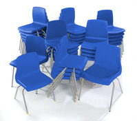 30 x NP Chairs Blue