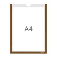 Lot de 2 PRODOC WRITER A4 marron adhésif
