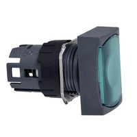 Frontelement für Leuchtdrucktaster ZB6, tastend, grün, Ø 16 mm