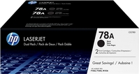 HP CE278A Noir Pack de 2 Cartouches de Toner ORIGINALEES - 78A