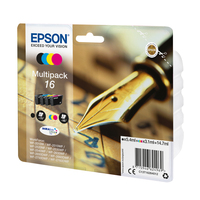 Epson - Multipack Cartuccia ink - 16 - C/M/Y/K - C13T16264012 - C/M/Y 3,1ml cad - K 5,4ml