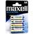 Maxell 1.5V Super Alkáli AA ceruza elem (4db / csomag) (LR6)