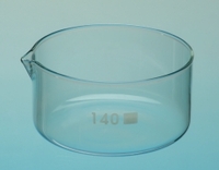 300ml Cápsulas de cristalización LLG vidrio de borosilicato con pico
