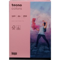 Kopierpapier tecno® colors, DIN A4, 160 g/m², Pack: 250 Blatt, rosa