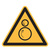 Warnzeichen "Warnung vor gegenläufigen Rollen" [W025], Folie (0,1 mm), 100 mm, ASR A1.3 / ISO 7010, selbstklebend