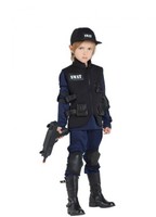 Disfraz de Policía Swat para niños 5-6A