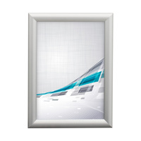 Click Frame, 25 mm profile, with mitred corners, silver anodised / Poster Frame / Aluminium Picture Frame | A4 (210 x 297 mm) 240 x 327 mm 192 x 279 m