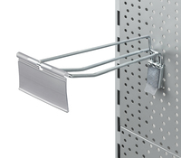 Pegwall Double Hook With Wire Bridge | 200 mm 25 mm