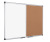 Bi-Office Combination Board Maya, Cork/Dry Wipe, Aluminium Frame, 90 x 60 cm Left View