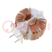 Inductor: wire; THT; 0.6mH; 8A; 15mΩ; -25÷120°C; 250V