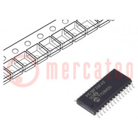 IC: microcontrolador PIC; 64kB; 64MHz; 2,3÷5,5VDC; SMD; SO28; PIC18