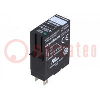Relay: solid state; Ucntrl: 18÷32VDC; 5A; 24÷280VAC; socket