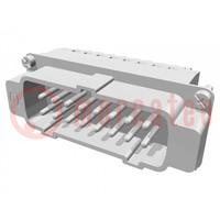 Connector: HDC; contact insert; male; Han® ESS; PIN: 16; 16+PE; 16A
