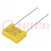 Capacitor: polypropylene; suppression capacitor,X2; 6.8nF; THT