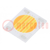LED di potenza; COB,bicolore; 120°; Pmax: 35W; 24x20x1,6mm