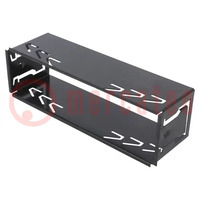 Car radio mounting half frame; 1 DIN; Sony; black
