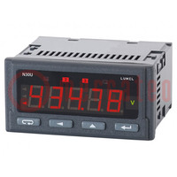 Meter: programmable; digital,mounting; LED; 5 digits; Char: 14mm