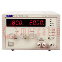 Power supply: laboratory; 18VDC; 20A; 360W; TSX; Plug: EU; RM300A