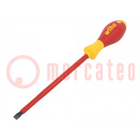 Screwdriver; insulated; slot; SL 8; 175mm; SoftFinish® electric