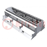 Enclosure: for DIN rail mounting; Y: 110mm; X: 213mm; Z: 62mm; grey