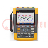 ScopeMeter; 100MHz; 8bit; farbig,LCD; Ch: 4; 1,25Gsps; 10kpts/ch