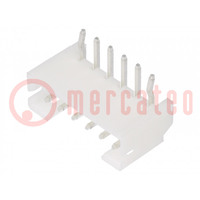 Connector: wire-board; socket; male; PIN: 6; 140; Pitch: 2mm; THT