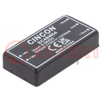 Omvormer: DC/DC; 10W; Uin: 9÷36V; Uuit: 12VDC; Uuit2: -12VDC; 2"x1"