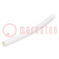 Guaina termorestringente; senza colla; 3: 1; 9mm; bianco; RNF-3000