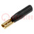 Terminal: flat; 2.8mm; gold-plated; insulated; black; female