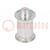 Belt pulley; AT5; W: 25mm; whell width: 36mm; Ø: 17.85mm; aluminium