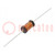 Induttore: a filo; THT; 100uH; 1,76A; 220mΩ; Ø7,5x16mm; ±10%; Q: 40