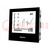 Misuratore: parametri di rete; sul pannello; LCD; 192x160; 0÷50°C