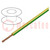 Cable; FlexiStrom; cuerda; Cu; 10mm2; PVC; verde-amarillo; 1,5kV