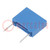 Capacitor: polyester; 0.1uF; 160VAC; 250VDC; 10mm; ±10%; 13x7x4mm