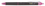 Tintenroller FriXion Point Clicker, radierbare Tinte, nachfüllbar, mit Druckmechanik und Synergy-Spitze, 0.5mm (F), Pink
