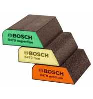 Bosch Schleifschwamm-Set Best for Profile, 3-tlg., 69 x 97 x 26 mm, M, F, SF