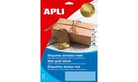 APLI Folien-Etiketten, 38,1 x 21,2 mm, gold (66000362)