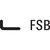 LOGO zu FSB váltógarnitúra 12 1035 ASL PZ rozettával, forgatható gomb, ezüst eloxált