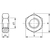 Skizze zu EN14399-4-10-HV M30 tűzihorganyzott nagy teherbírású hatlapú anya Srubena