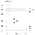 Skizze zu FSB Rahmentürdrücker 09 1035 Hochhaltefeder B ovale Rosette Aluminium schwarz