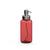 Artikelbild Distributeur de savon "Superior" 0,7 l, clair-transparent, transparent-rouge