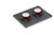 DURABLE Coffee Point Tray, vassoio rettangolare in plastica, 242x15x329 mm (LxHxP), carbone