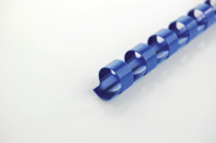 Plastikbinderücken CombBind, A4, PVC, 12 mm, 100 Stück, blau