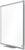 Whiteboard Essence Melamin, nicht magnetisch, Aluminiumrahmen, 600 x 450 mm, ws