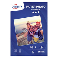 Avery C2570-80 papier photos A6 Blanc