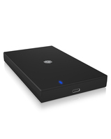ICY BOX IB-200T-C3 Külső SSD ház Fekete 2.5"
