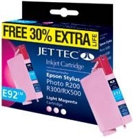 Jet Tec 9353LMJB (light-magenta) [E92lm] cartuccia d'inchiostro Magenta chiaro