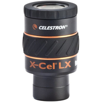 Celestron X-Cel LX 9 mm oculare Telescopio 1,6 cm Nero, Arancione