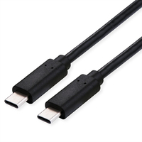 Value 11.99.9092 USB-kabel 0,8 m USB4 Gen 3x2 USB C Zwart